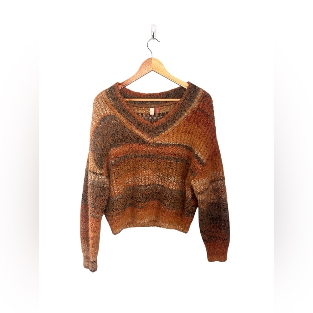 Anthropologie Pilcro Cropped Eyelash Sweater M - Picture 3 of 7